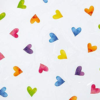 Hearts and Stars Cellophane Rolls