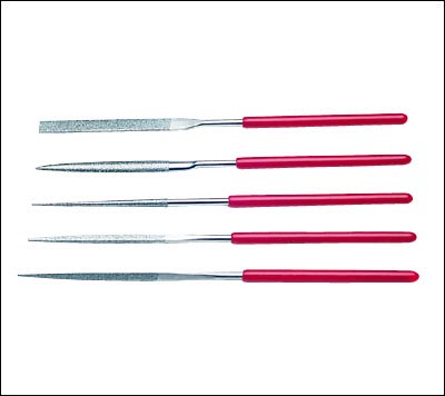Diamond-Coated Needle Files - Set of 5