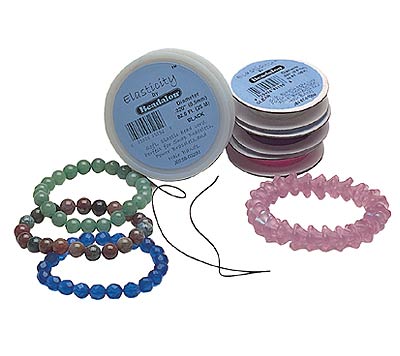 Elasticity Bead Cord Clear 0.5mm