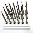 Round(Fig. 1) Burs Set of 12