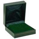 Paper Covered Hoop Earring Box with Gold Accent