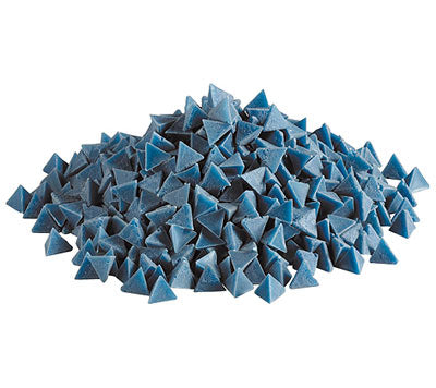 Blue Plastic Pyramids for Rough Grinding