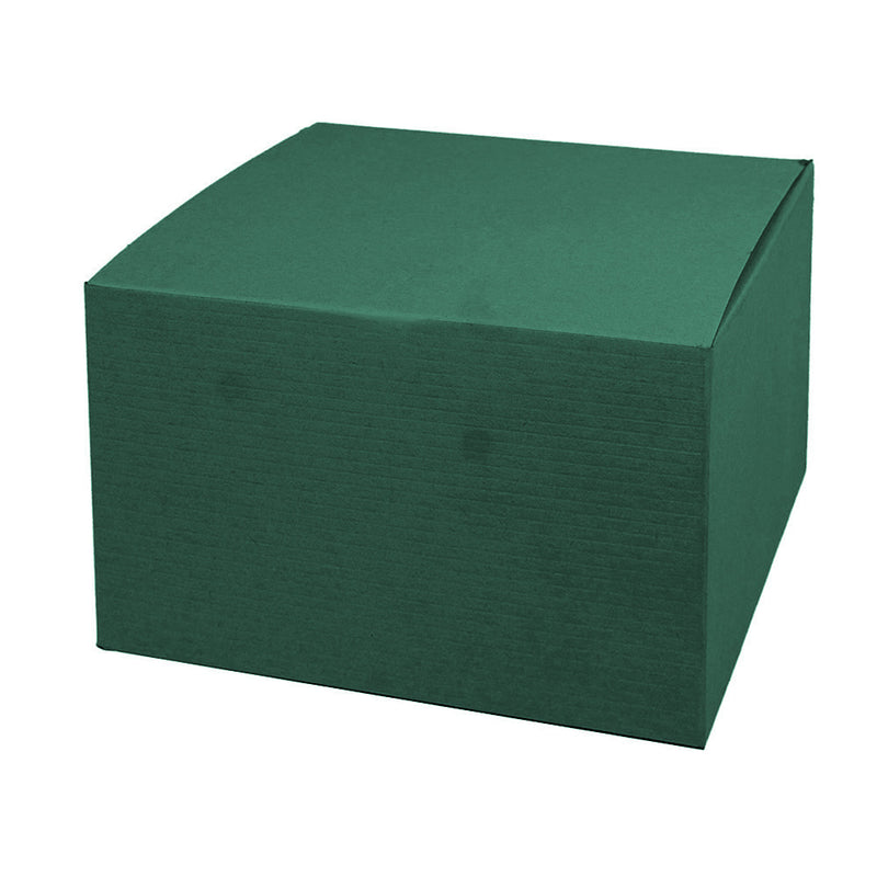 Green Pinstriped One-Piece Pop-Up Boxes