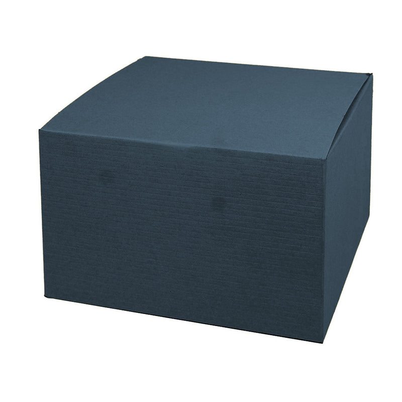 Navy Blue Pinstriped One-Piece Pop-Up Boxes