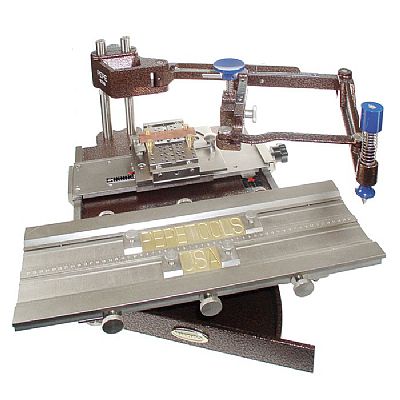 Horizontal Engraving Machine with Type