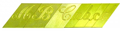 Double Line Script Font of 163 pcs