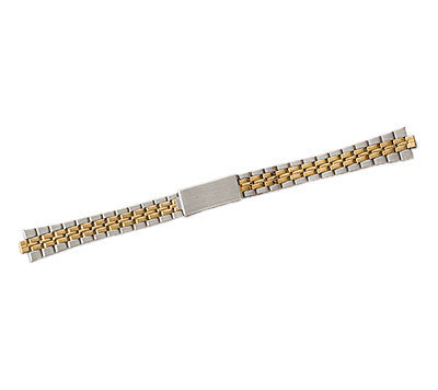 Woman's Watch Band-Adjustable Link-Two Tone