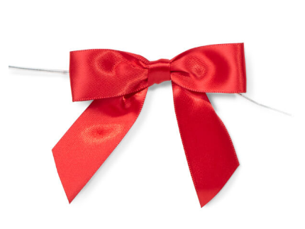 Satin Pre-Tied Bow