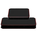 Leatherette and Wooden Jewelry Platform Display