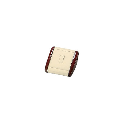 Leatherette & Wooden Ring Display