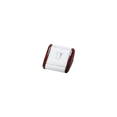 Leatherette & Wooden Ring Display