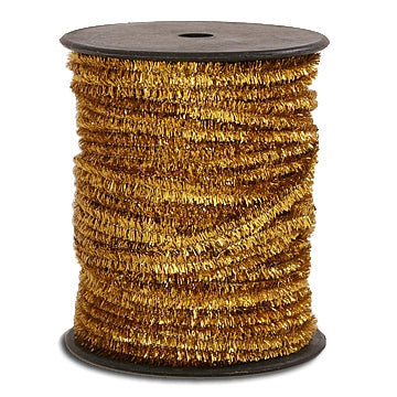 Wired Metallic Glitter Satin Ribbons
