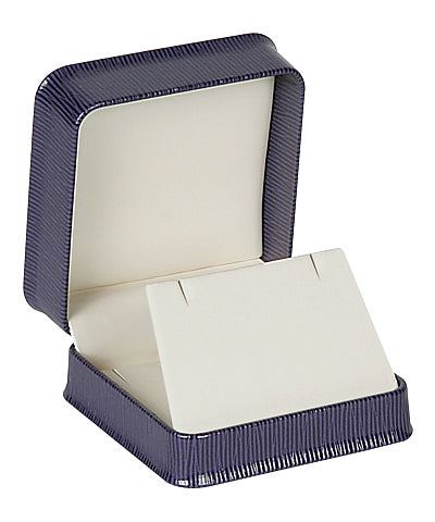 Embossed Leatherette Universal Box with Cream Leatherette Interior - Reversible Insert