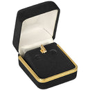 Velvet Charm Box with Hook and Gold Rims with Matching Insert