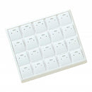 Stackable Plastic Tray with 20 Earring or Pendant Inserts