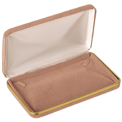 Velvet Pearl Box with Gold Rims and Matching Insert