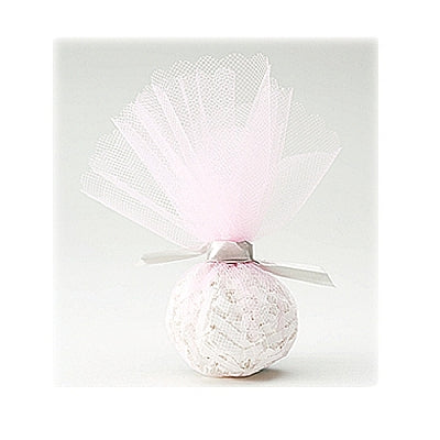 Decorative Tulle Circles Pouches for Party Favors or Gifts