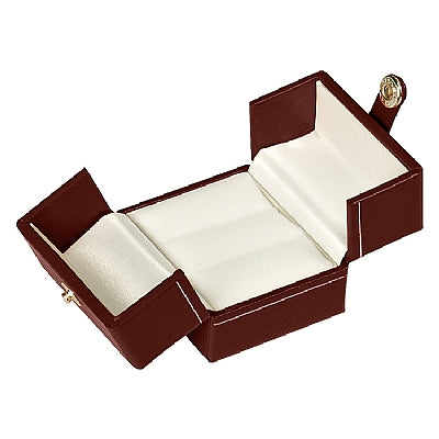 Paper Covered Double Ring Box with Matching Insert
