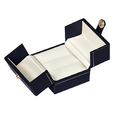 Paper Covered Double Ring Box with Matching Insert
