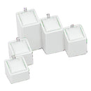 Leatherette Set of 5 Pendant Display Stands