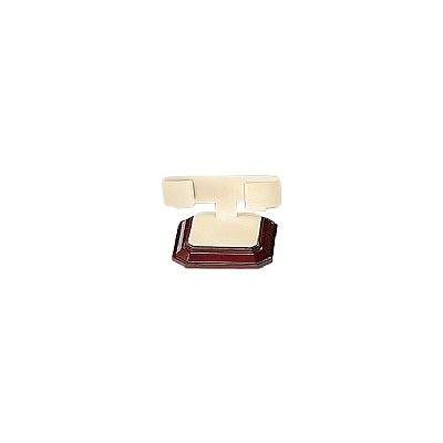 Leatherette and Wooden Bangle Display