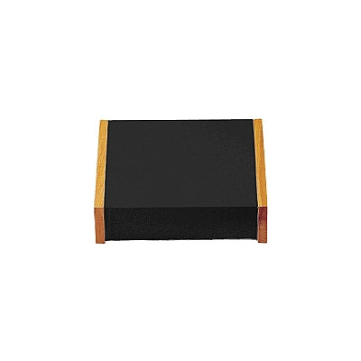 Leatherette and Wooden Pedestal Jewelry Display