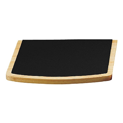 Leatherette and Wooden Jewelry Platform Display
