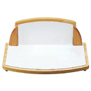 Leatherette and Wooden Jewelry Platform Display