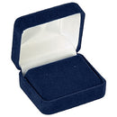 Velour Double Earring Box with White Sleeve