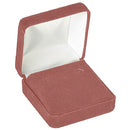 Velour Hoop Earring Box with White Sleeve