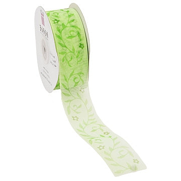 Organza Patterned Ribbon