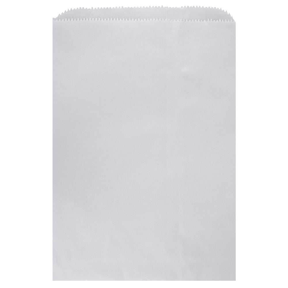 White Flat Paper Merchandise Bag