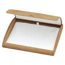 Suede Domed Large Set Box with White Suede Interior