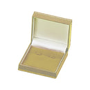 Leatherette Cufflink Box with Matching Insert and White Window