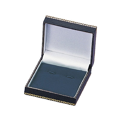 Leatherette Cufflink Box with Matching Insert and White Window