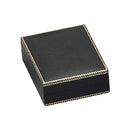 Leatherette Pendant Box with Matching Insert and White Window