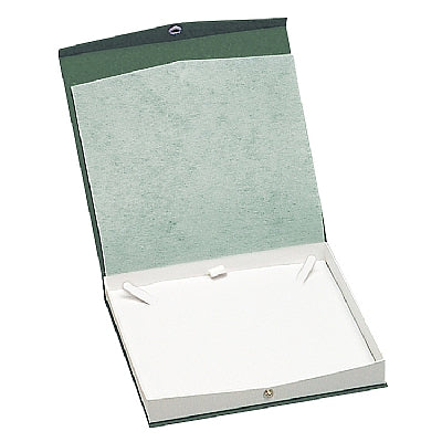 Textured Paper Covered Pearl Box with White Insert