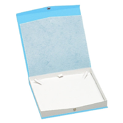 Textured Paper Covered Pearl Box with White Insert