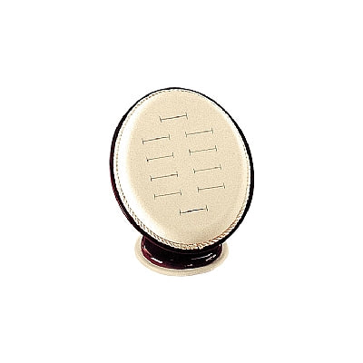 Leatherette & Wooden 10 Rings Display