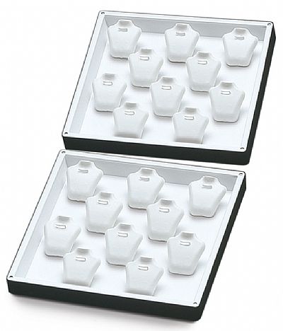 Magnetic Double Tray with 20 Pendant Inserts