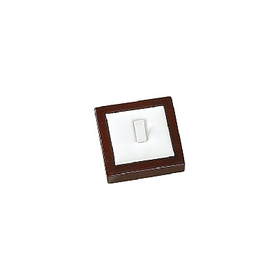Leatherette & Wooden 1 Clip Ring Display