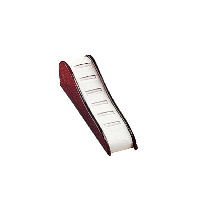 Leatherette & Wooden 6 Ring Slots Stand