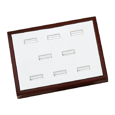 Leatherette & Wooden 8 Rings Pad