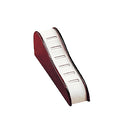 Leatherette & Wooden 6 Ring Slots Stand