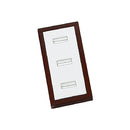 Leatherette & Wooden 3 Rings Pad Display