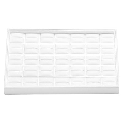 Stackable Leatherette Display Tray for 35 Rings