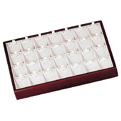 Genuine Wooden Tray with Pendant Inserts