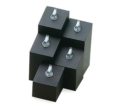 Set of 5 Acrylic Ring Displays