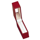 Paper Covered Standing Bangle Box with Window and Matching Interior