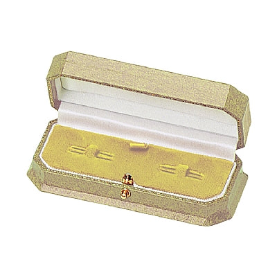 Leatherette Cufflink Box with Velvet Interior
